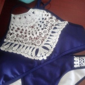 Blue Bikini Swimsuit